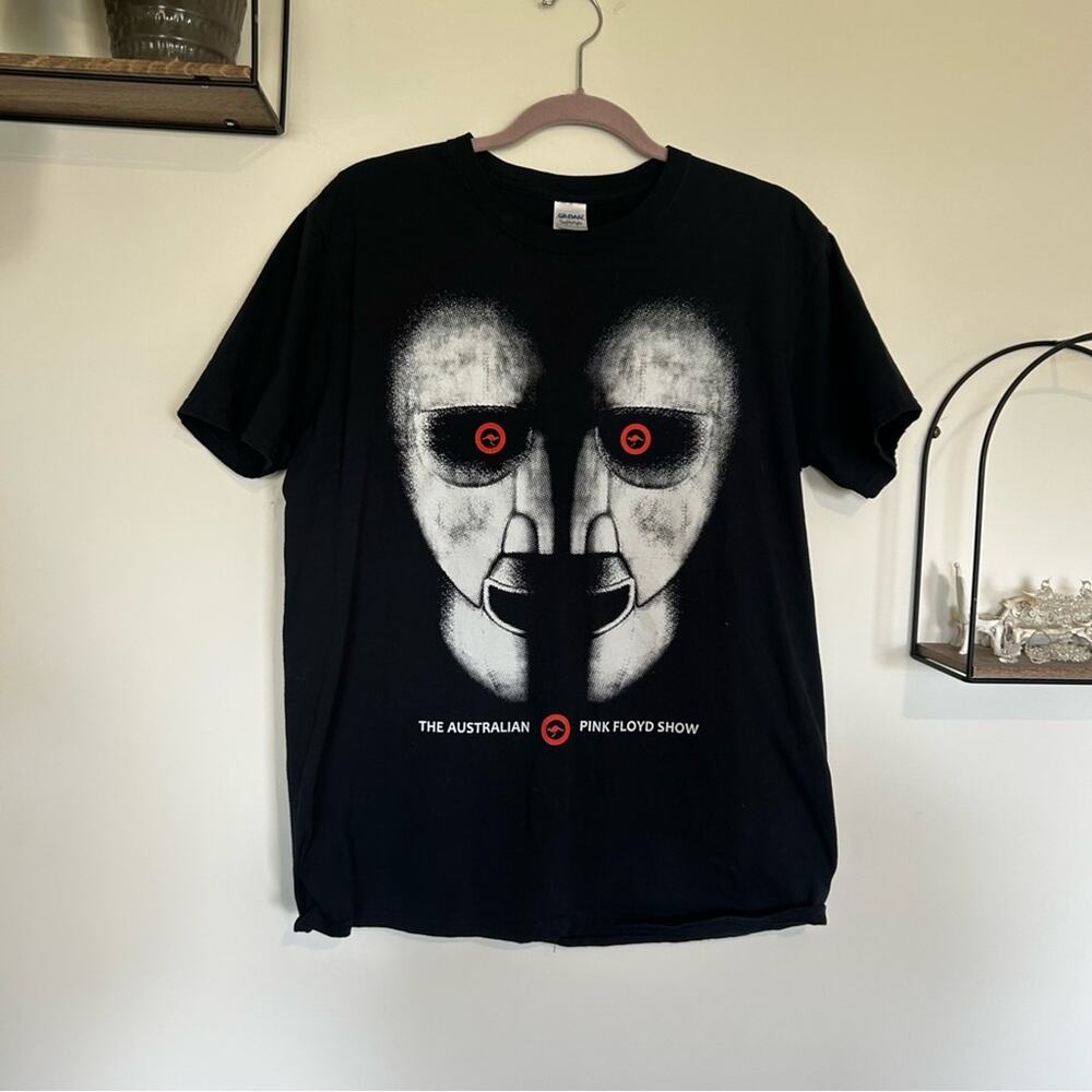 The Australian Pink Floyd Show Black Short Sleeve 100% Cotton T Tee Shirt Large